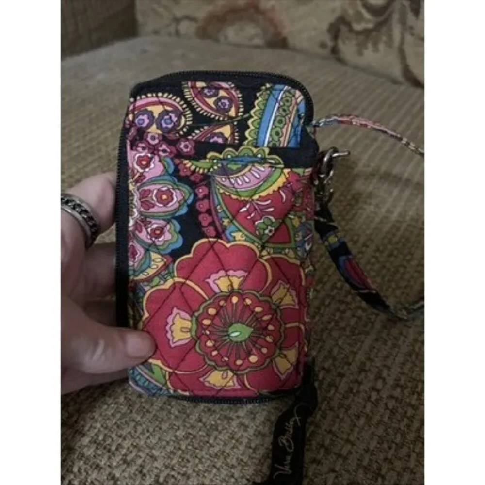 Vera Bradley Wristlet Wallet Floral Multi Compartment EUC NICE! - Picture 5 of 6